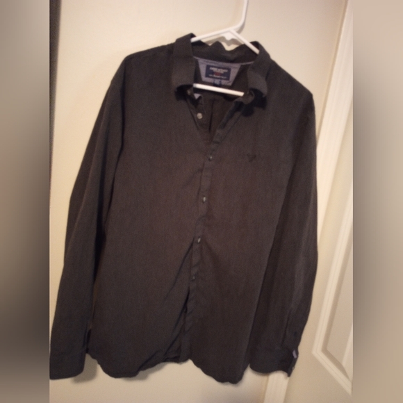 American Eagle men's long sleeve button down dress shirt - Picture 2 of 5